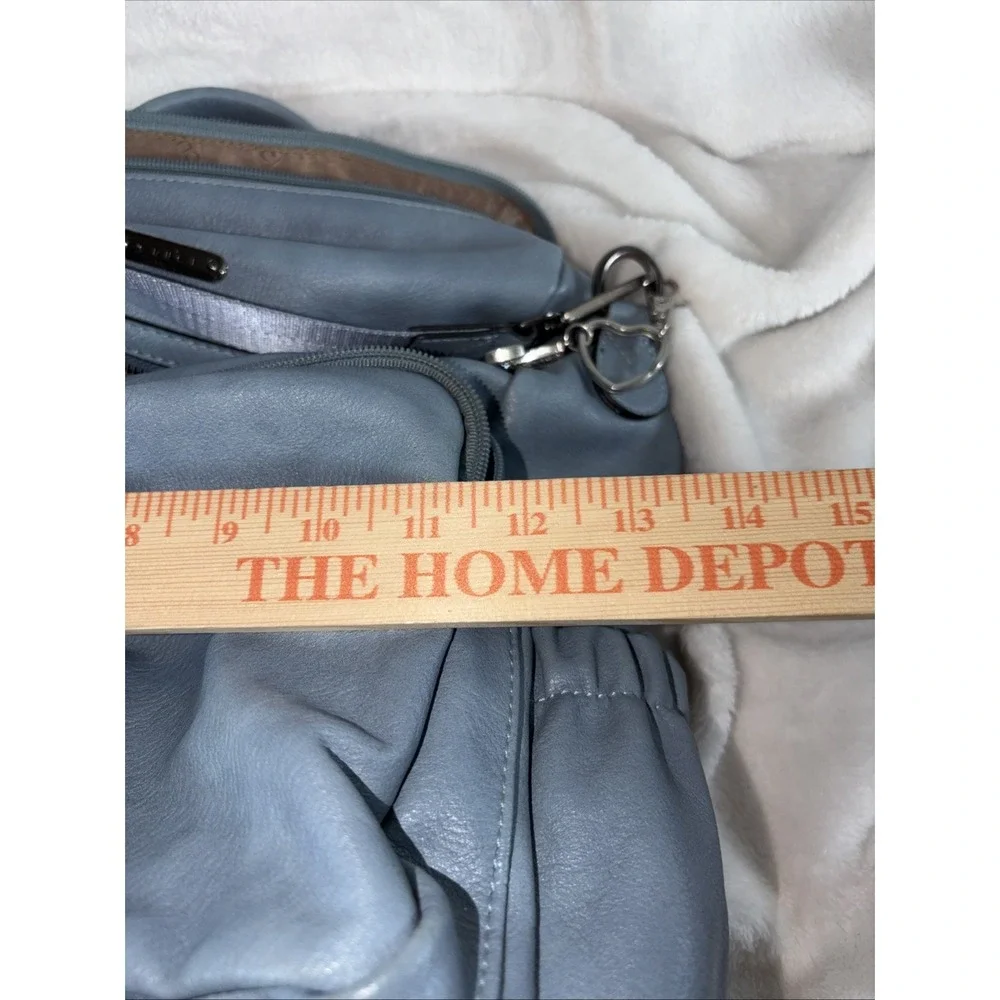 Convertible Backpack‎ Purse CLUCI Dusty Blue Designer Daypack Travel Work Daily